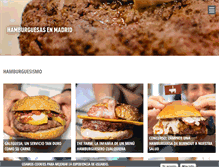 Tablet Screenshot of hamburguesasenmadrid.com